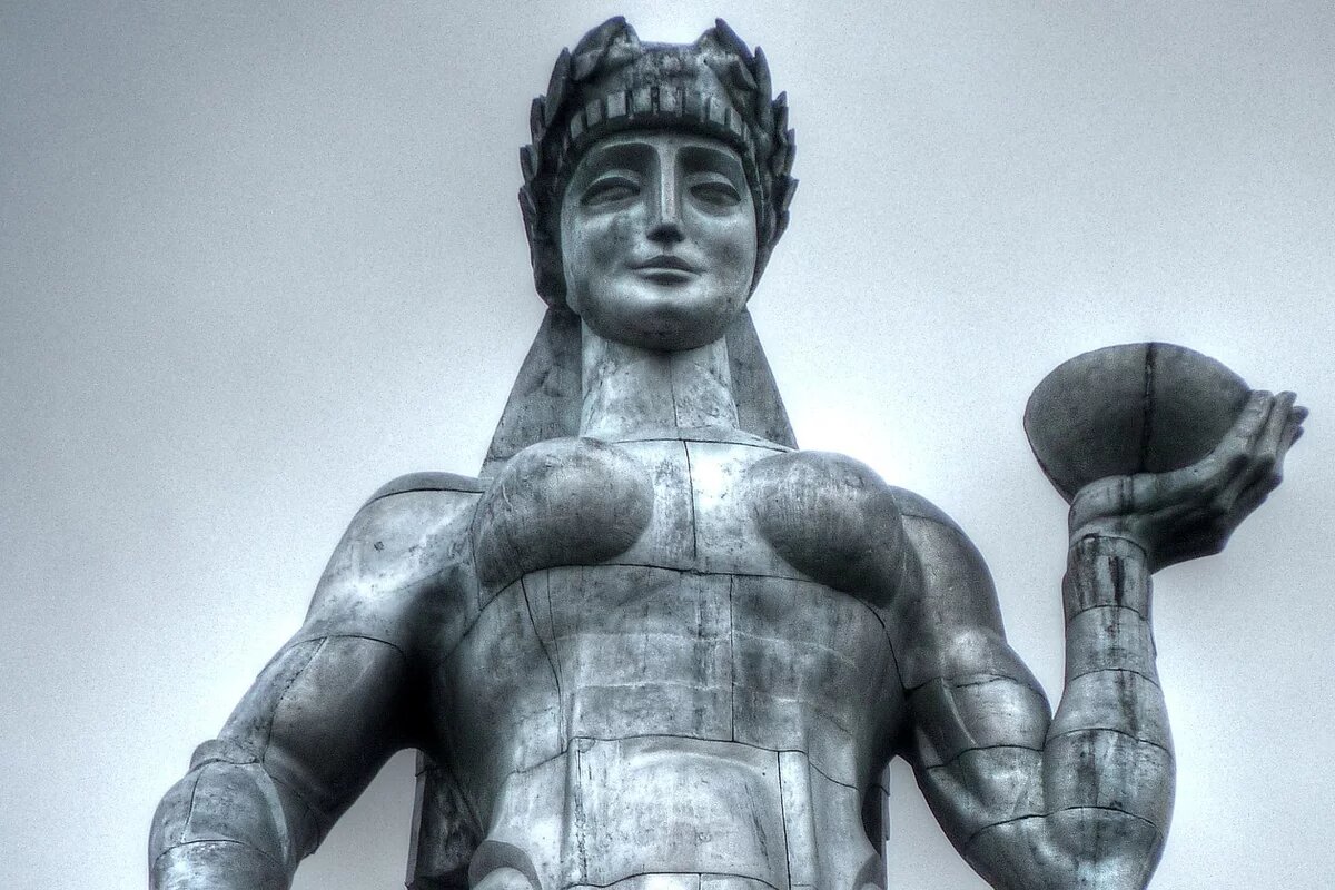 Kartlis Deda Statue in Tiblissi. Kartlis Deda Statue in Tiblissi.