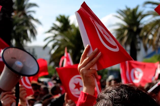 La marche de la Liberté, toutes les Libertés. Tunis 2012: Der Marsch der Freiheit