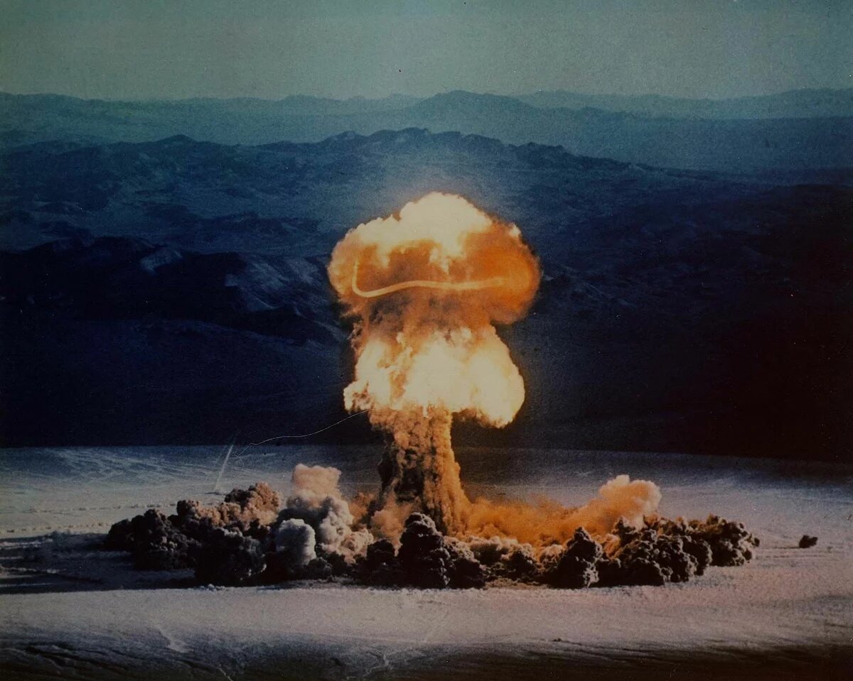 Atomtest 1957 in Nevada, USA Atomtest 1957 in Nevada, USA