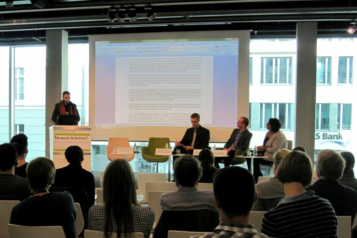 Die Konferenz „Too queer to believe – Religion, social activism and LGBTI rights“ Die Konferenz „Too queer to believe – Religion, social activism and LGBTI rights“