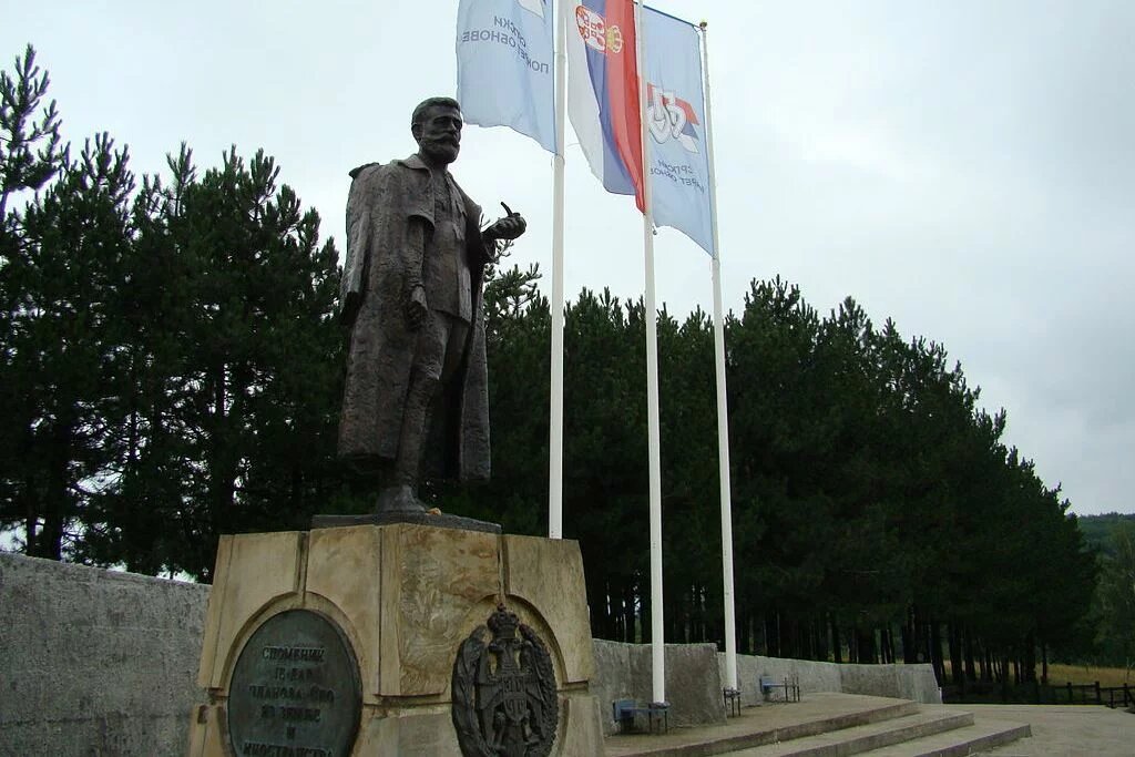 Denkmal für Draza Mihailovic in Ravna Gora Denkmal für Draza Mihailovic in Ravna Gora