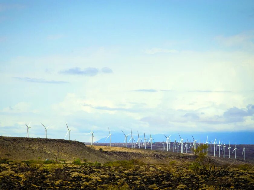 Section of the Lake Turkana Wind Power Project. Section of the Lake Turkana Wind Power Project