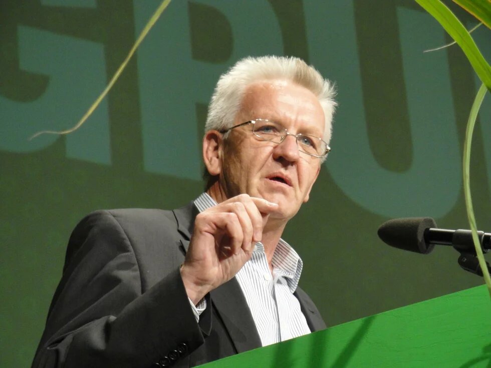 Winfried Kretschmann spricht Winfried Kretschmann spricht