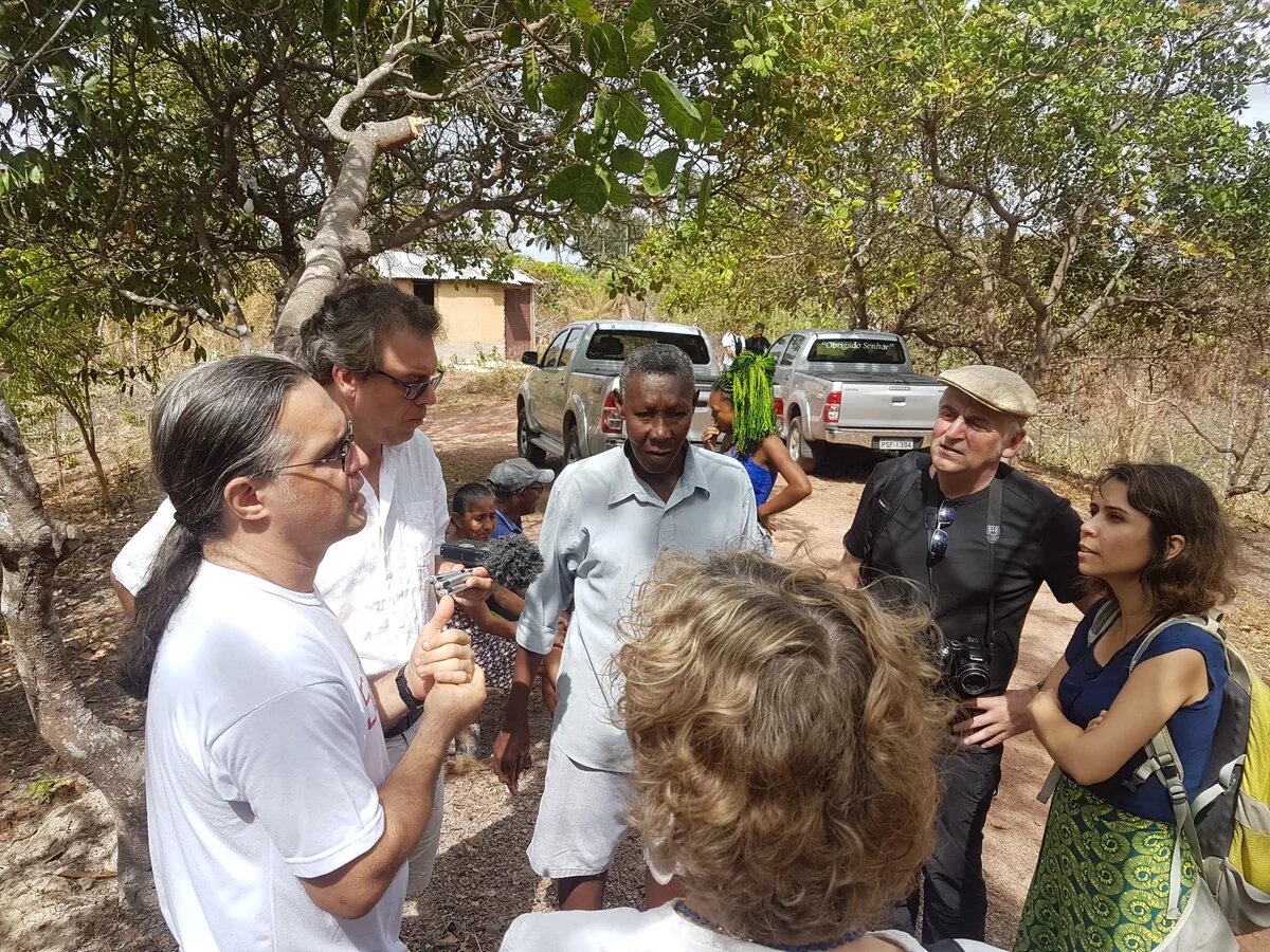 Gespräch mit Bewohnern der Gemeinde Cajueiro Menschen der Gemeinde Cajueiro im Gespräch