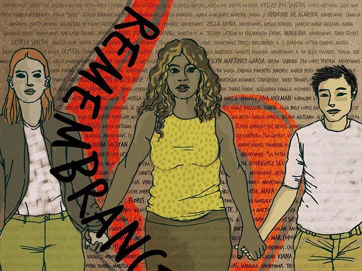 Transgender Day of Remembrance Three people holding hands