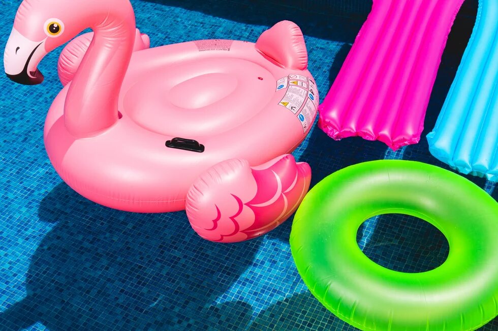 Aufblasbare Strandtiere aus Plastik Gummitiere