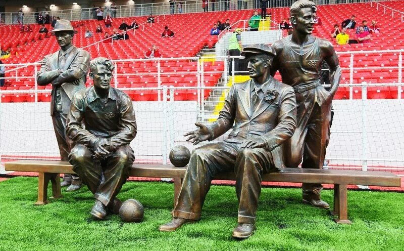 Die vier Fußball-Helden Spartaks, die Gebrüder Starostin Die vier Spartak Helden Starostin