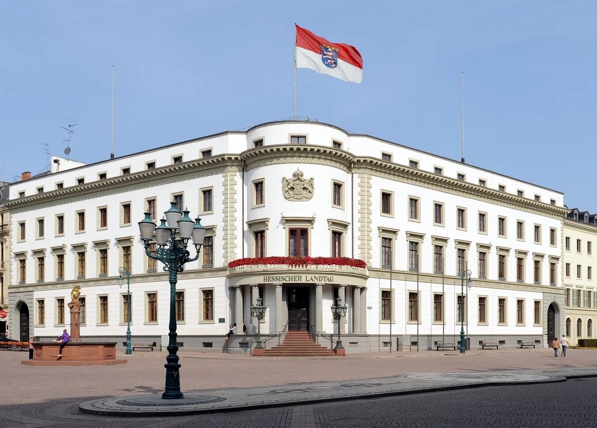 Hessischer Landtag Der Hessische Landtag in Wiesbaden