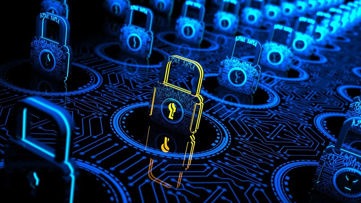 Cyberattacken auf Nuklearwaffensysteme Cybersicherheit und Nuklearwaffen. Foto: Grafik von Schlössern