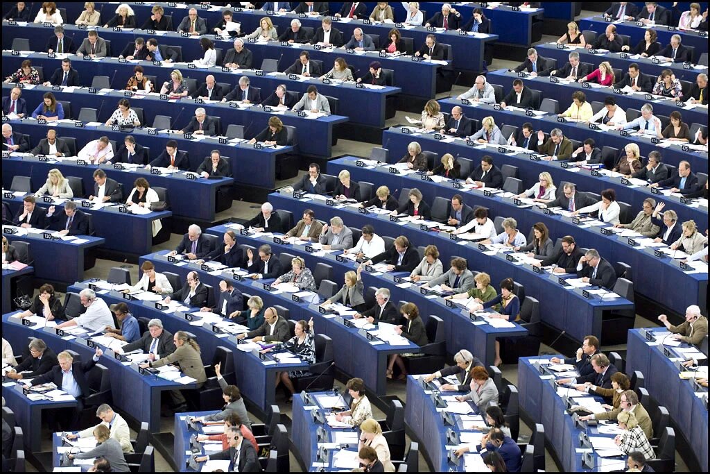Die Europawahl 2019 - Das Europäische Parlament Die Europawahl 2019: Aufbruch in eine neue Epoche - Bild: Das Bild zeigt einen Ausschnit einer Sitzung im Europäischen Parlament