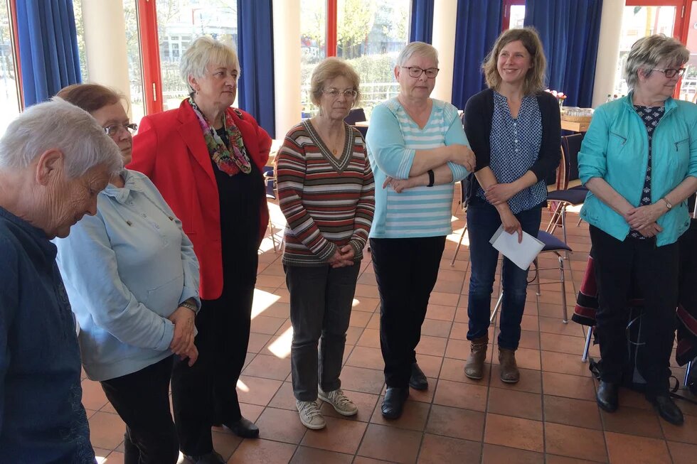 Teilnehmerinnen beim Erzählcafé in Rostock Teilnehmerinnen beim Erzählcafé in Rostock