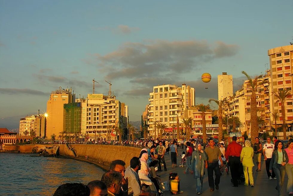 Corniche in Beirut Corniche in Beirut