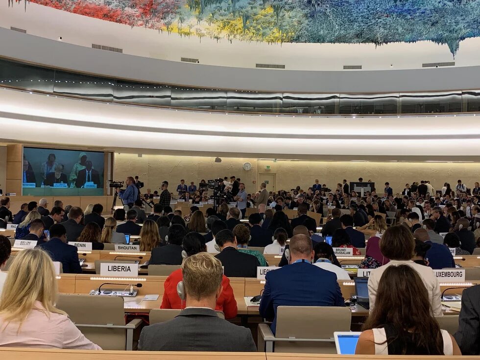 Frauenrechte im UN-Menschenrechtsrat Frauenrechte im UN-Menschenrechtsrat: Das Bild zeigt eine Momentaufnahme vom 41. UN-Menschenrechtsrat Ende Juni 2019.
