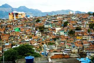 Favela Blick auf Favela