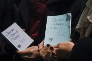 United Nations Photo Assembly President, Permanent Representatives Bid Farewell to Deputy Secretary-General UN Charter