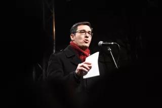 Gergely Karacsony Gergely Karacsony speaking at a protest at the first time since he was elected to be Lord Mayor of Budapest