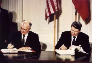 Signing of the Intermediate-Range Nuclear Forces (INF) treaty