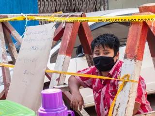 Lockdown in Yangon Lockdown in Yangon