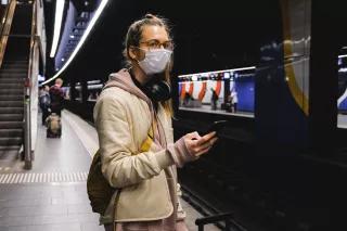 Women in Subway Germany’s epic corona-tracing debate: Women in Subway