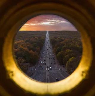 Blick von der Berliner Siegessäule Blick von der Berliner Siegessäule