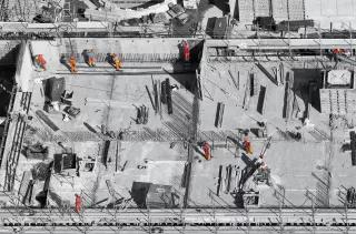 Menschen auf dem Bau Menschen bei der Arbeit