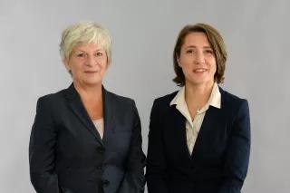 Portrait Barabara Unmüßig und Ellen Überschär