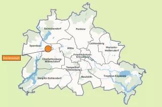 Quartier Siemensstadt Karte von Berlin Quartier Siemensstadt