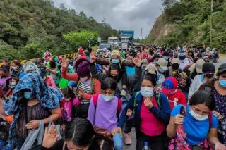 Migrationskaravane aus Honduras