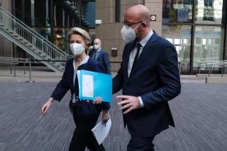 Ursula von der Leyen and Charles Michel in Brüssel Ursula von der Leyen and Charles Michel in Brüssel
