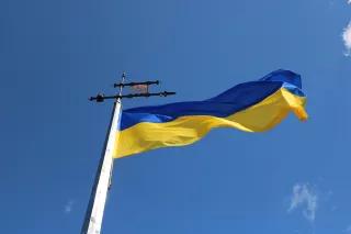 Flagge der Ukraine Flagge der Ukraine - blau/gelb