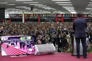 Bolsonaro hält eine Rede Bolsonaro hält eine Rede