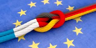 3D Illustration, Verbundenheit zwischen Frankreich und Deutschland 3D Illustration, Verbundenheit zwischen Frankreich und Deutschland