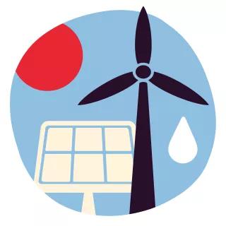 Grafik Energiewende von Talking Hope
