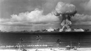 Nuclear explosion at Bikini Atoll,1946.