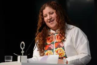Imelda Marrufo Nava Imelda Marrufo Nava am Rednerpult