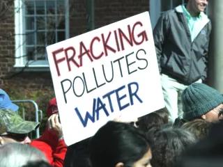 Fracking Rallye 2013 Protestgruppe in Maryland gegen Fracking-Vorhaben (März 2013)