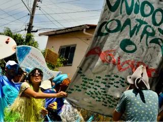 Protesters in Fortaleza, February 2012