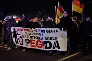 Pegida-Demo Pegida-Demo