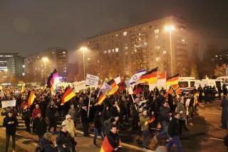 Bärgida Demonstration im Januar 2015 in Berlin