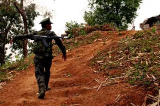 Kachin Soldat in Myanmar Kachin Soldat in Myanmar