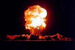 US nuclear weapons test in Nevada in 1957 Atomtest 1957 in Nevada