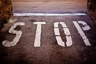 Strassenbeschriftung: Stop