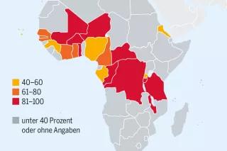 Grafik: Afrikas Schulen ohne Strom