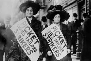 Women Picket during Ladies Tailors Strike, 02/1910