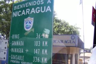 An der Grenze zu Nicaragua An der Grenze zu Nicaragua