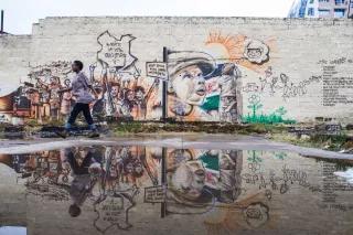 Graffitti "Meine Stimme für die Zukunft"... Graffitti "Meine Stimme für die Zukunft"...