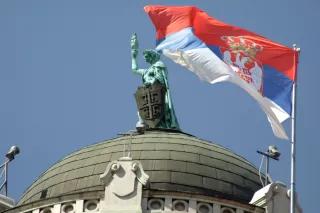 Regierungsgebäude in Belgrad Das Regierungsgebäude der Republik Serbien in Belgrad