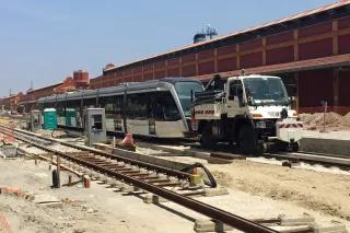 Riesenprojekt Straßenbahnbau (VLT) im November 2015 in Rio de Janeiro Riesenprojekt Straßenbahnbau (VLT) im November 2015 in Rio de Janeiro