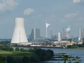 Kraftwerk, Industrie, Rauch, Abgase Kraftwerk, Industrie, Rauch, Abgase