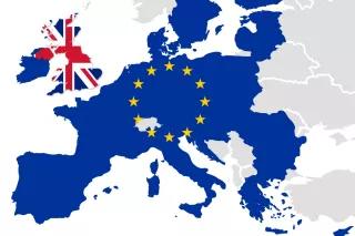 Brexit Brexit-Karte der EU